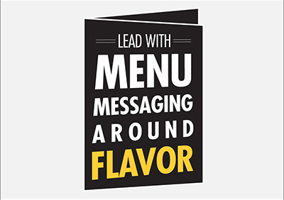 Lead with menu 